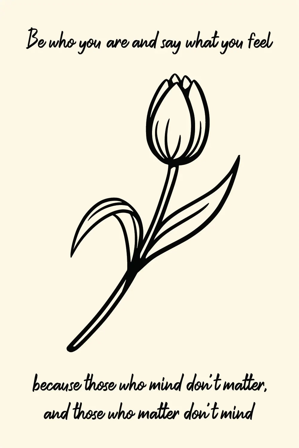 a black and white drawing of a flower