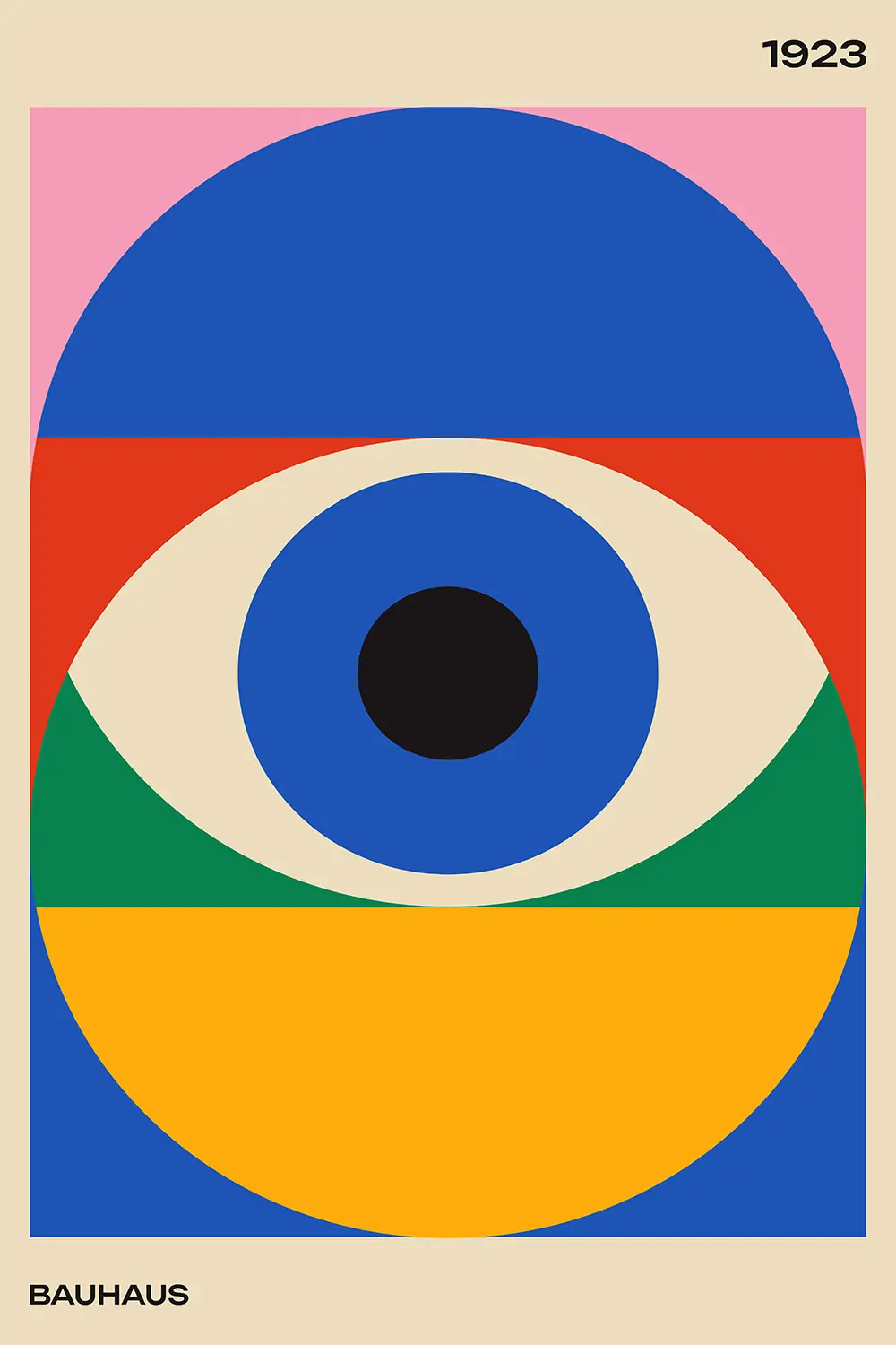 a poster with an eye on it